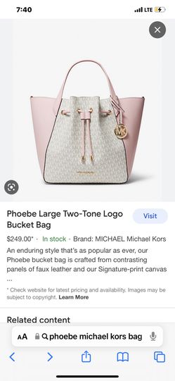 Brand New Phoebe Bucket Bag - $150 Sold out Online