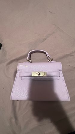 Mini Structured Handbag Lavender Gold Hardware