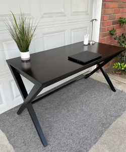 Crate and Barrel desk with drawers