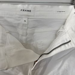 Frame White Skinny Jeans Size 29
