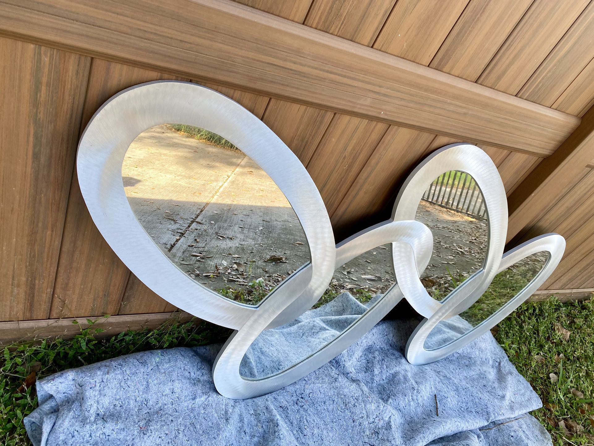 Connected Ovals Wall Mirror
