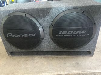 Pioneer 1200W Dual Subwoofer Box