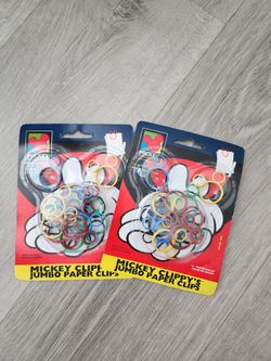 Mickey Mouse Head Shaped Paper Clips