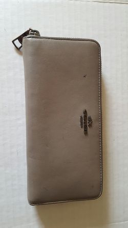 Coach wallet color gray