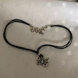 Brighton Enamel Butterfly Necklace 