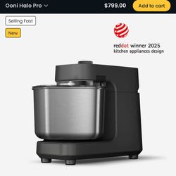 Ooni Halo Pro Spiral Mixer