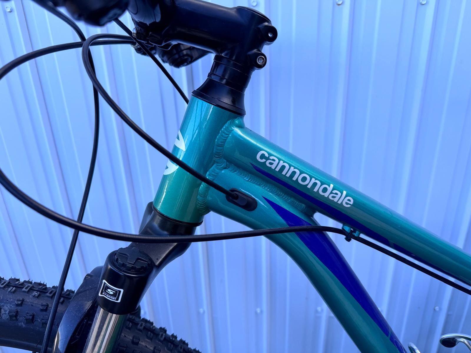 Cannondale mountain bike with baby seat