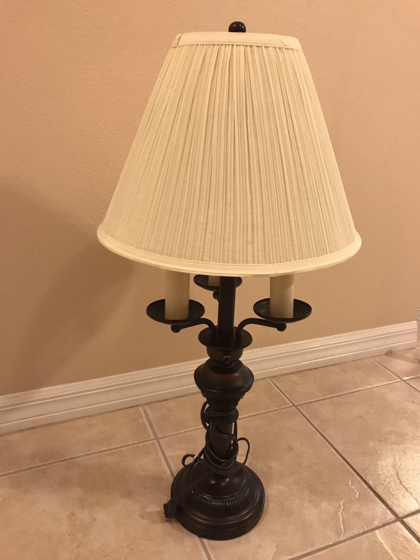 Tall Table Lamp 4 way switch