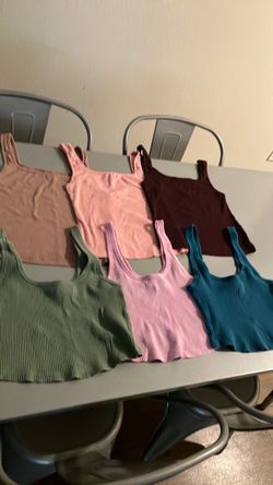 Old Navy Ribbed Cropped Tanks