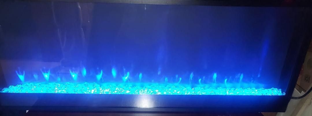 Brand New 42" FIREPLACE HEATER INSERT W 12 LED REALISTIC FLAME COLORS & SETTINGS W REMOTE $799 New BNIB