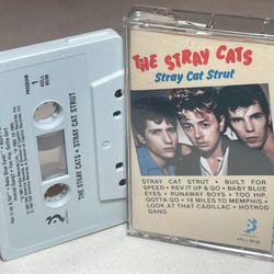 The Stray Cats Stray Cat Strut Cassette Tape 1987 Arista