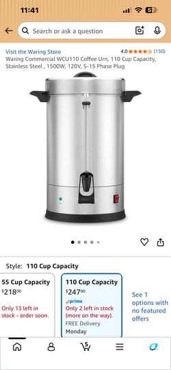 waring cafetera industrial new