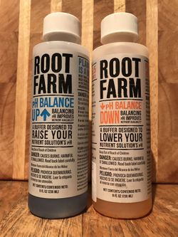 Root Farm PH Balance Up/Down Value Pack Of 2 Bottles Hydroponic Indoor Garden