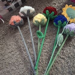 Crochet Flowers $8 Each