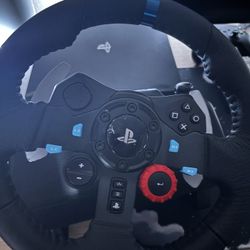 PS4  Pro With Steering Wheel G29