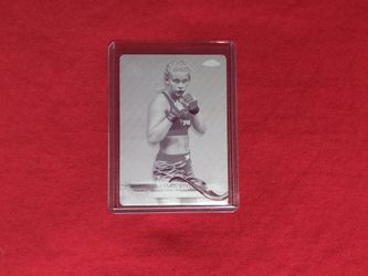 Paige VanZant UFC Topps Chrome Magenta Printing Plate 1/1 Rare