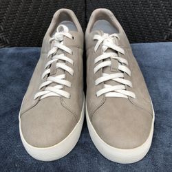 Tsubo Lace Up Suede Taupe Sneakers Size 7