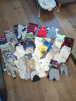 80 pc boys newborn baby clothes bundle