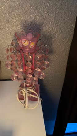 Vintage Disney  Cinderella/Bella/Aurora Crystal Chandelier Lamp
