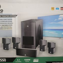 Speakers for home entertainment system