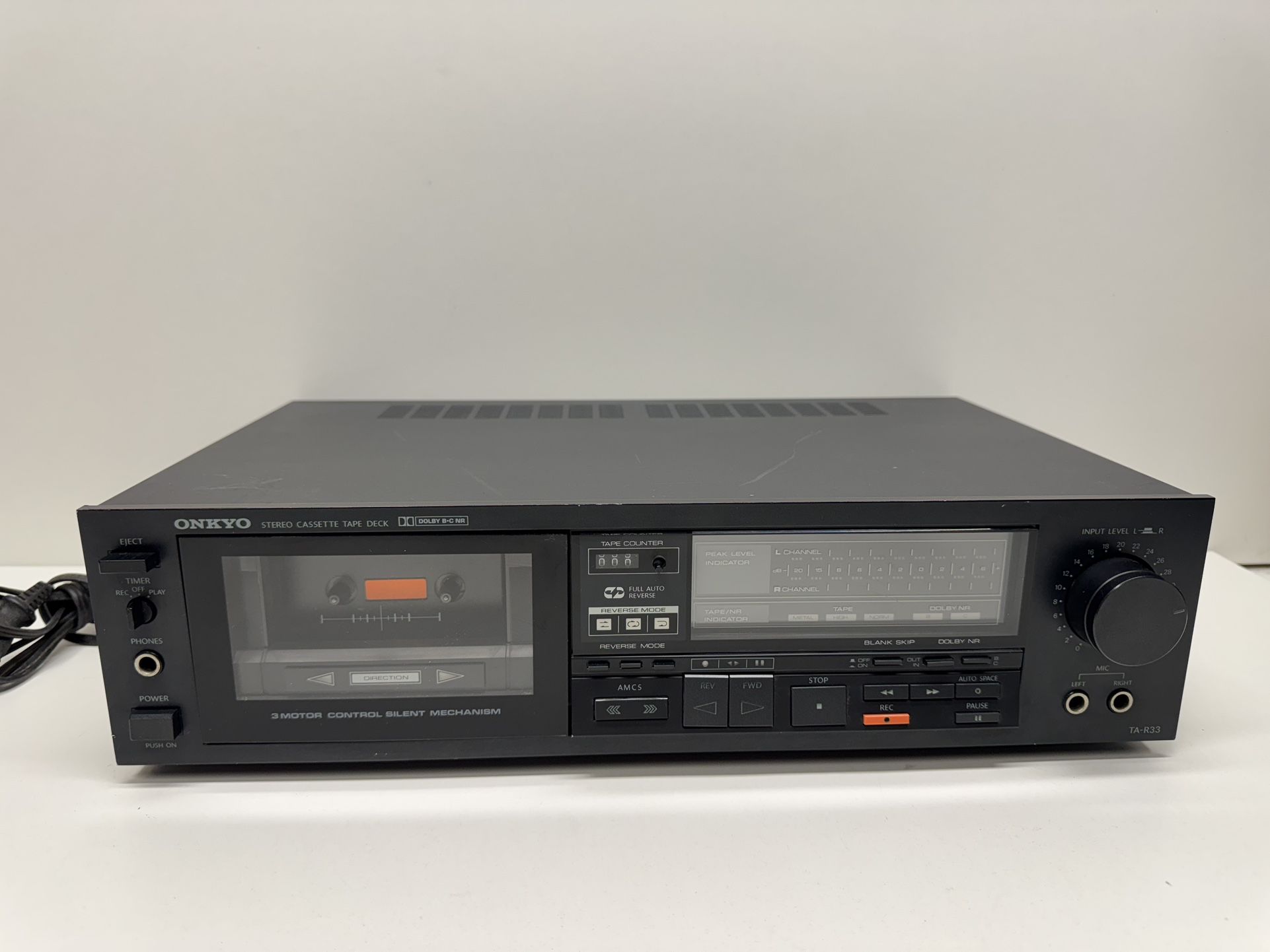 Nice Onkyo TA-R33 Stereo Cassette Deck Made In Japan