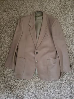 Brown men's suite jacket
