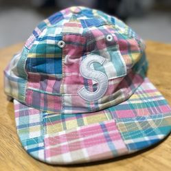 Supreme Patchwork Madras S Logo 6-Panel