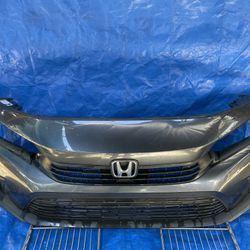 2022-2023 HONDA CIVIC SEDAN FRONT BUMPER COVER ASSEMBLY GRAY NH904M