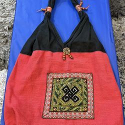Cotton Blend Shoulder Bag from Thailand