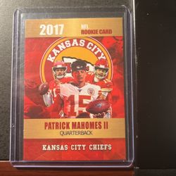 Patrick Mahomes 2017 Rookie Card