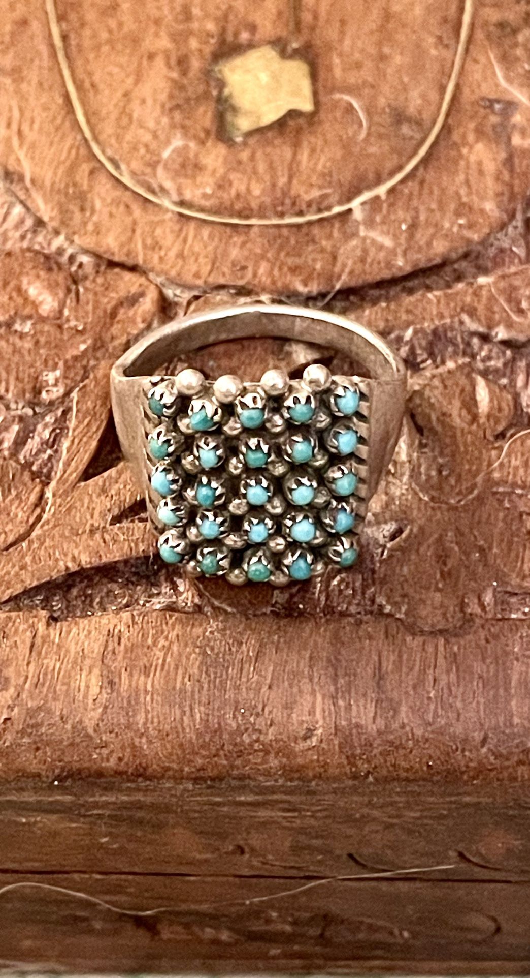 Sterling Silver/Turquoise Ring-Size 5/6