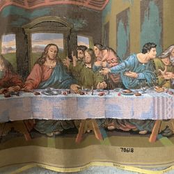 The Last Supper Needlepoint Canvas, Vintage
