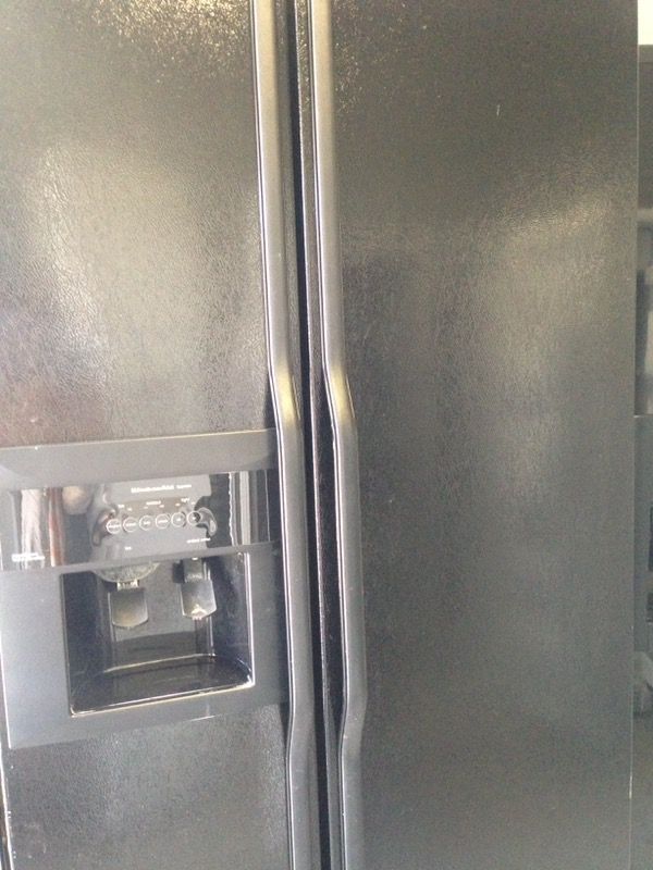 Kitchenaid black refrigerator