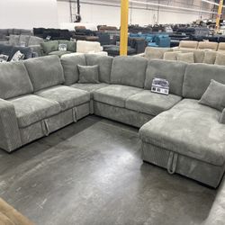 Convertible Sectional Sofa Set 