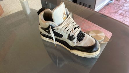 Jordan 4s Retro GS platinum gold