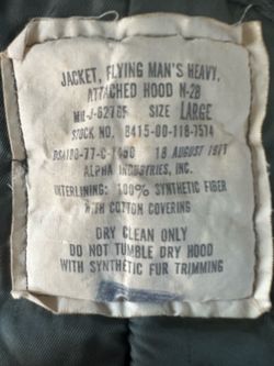 3  Military Flyer Jackets
