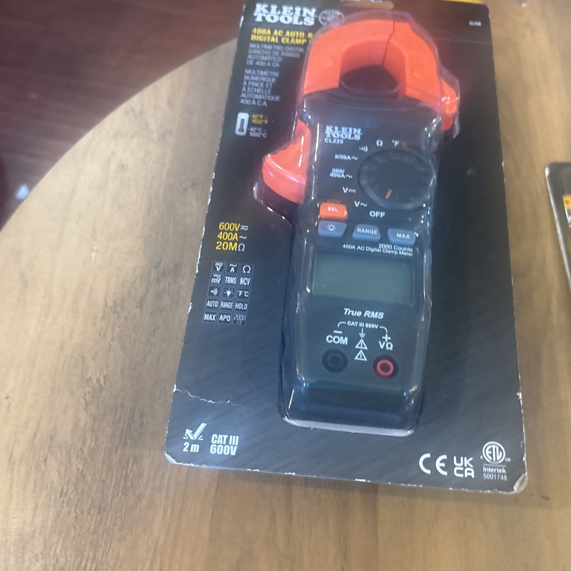 Klein Tools 400ac Auto Ratzinger Digital Clamo Meter