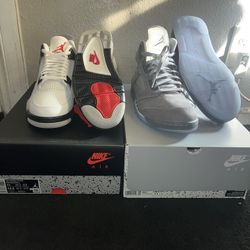 Jordan’s Men Size 11 ( Wolf Grey & White Cement) 