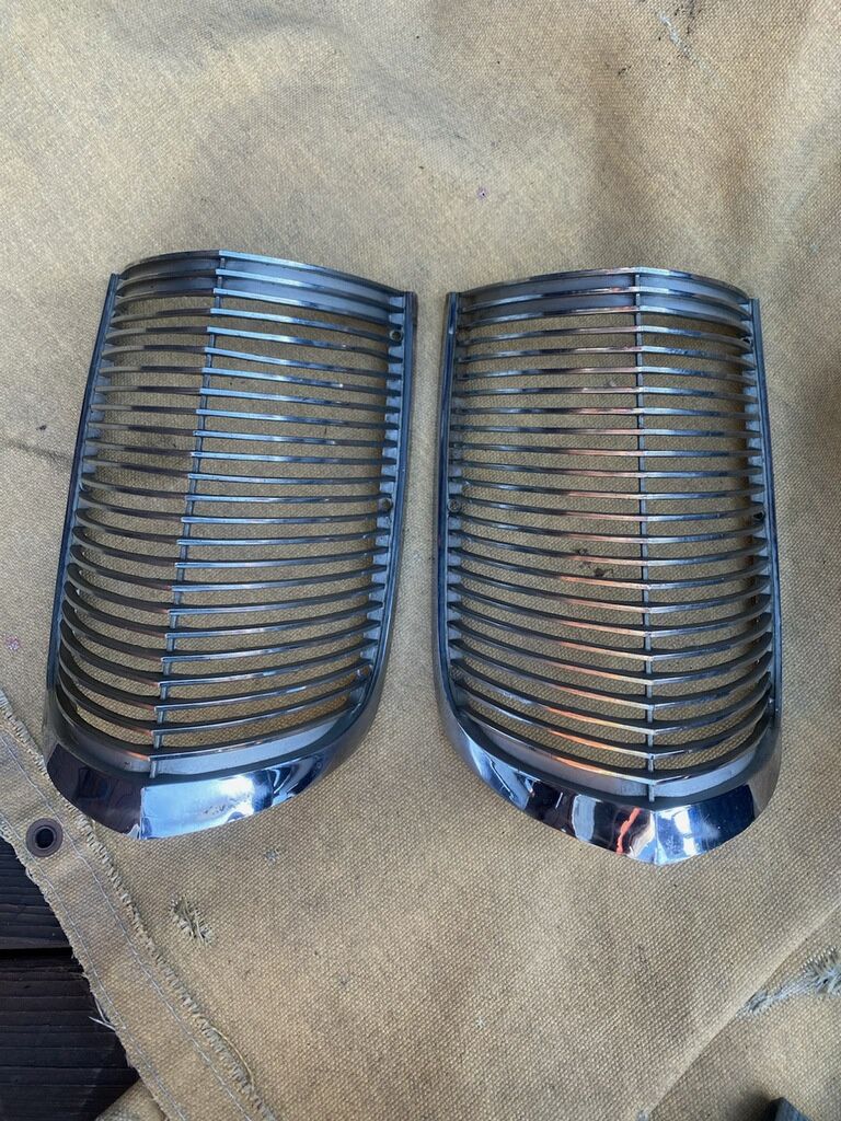 63 /64 Buick Riviera OEM parking lamp grills