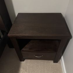 Wood Nightstand