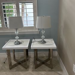 End Tables W/ Lamps