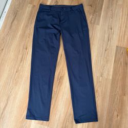 Rhone Men's Commuter Navy Straight Fit Pants