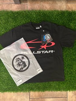 Hellstar red and black graphic tshirt