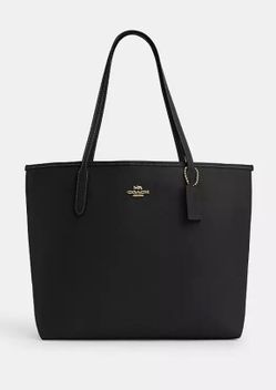NEW Coach Leather City Tote Bag (NWT / Wrapped)