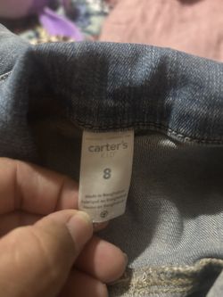 Carters girls Jean jacket size 8