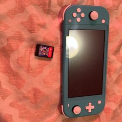 Nintendo Switch Lite And Mario Rabbids Game