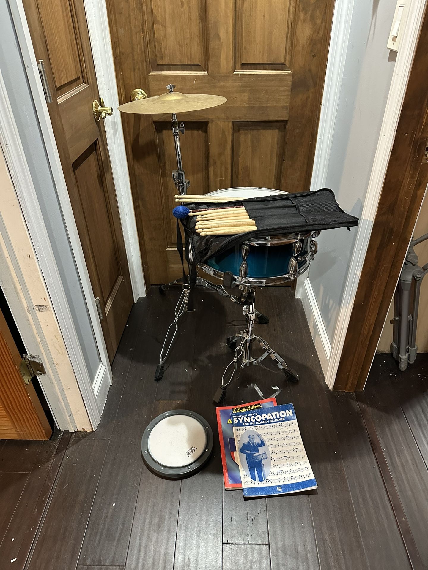 πΆπ₯ Snare Drum & Cymbal Practice Kit β Great for Students or Beginners! π₯πΆ