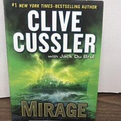 Clive Cussler hardcover book, Mirage