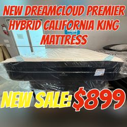 NEW DREAMCLOUD PREMIER HYBRID CALIFORNIA KING MATTRESS 