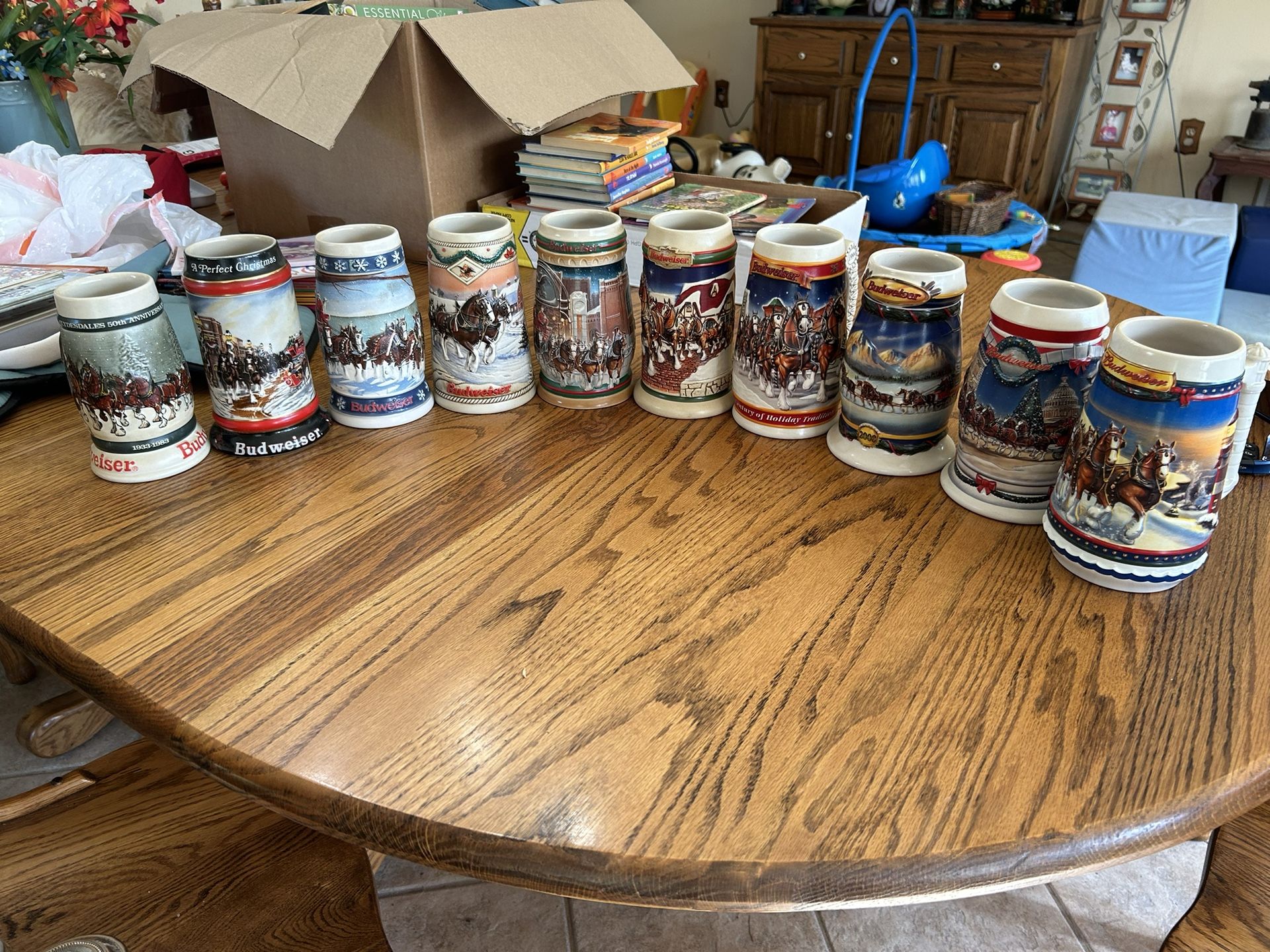 Budweiser Steins(10)